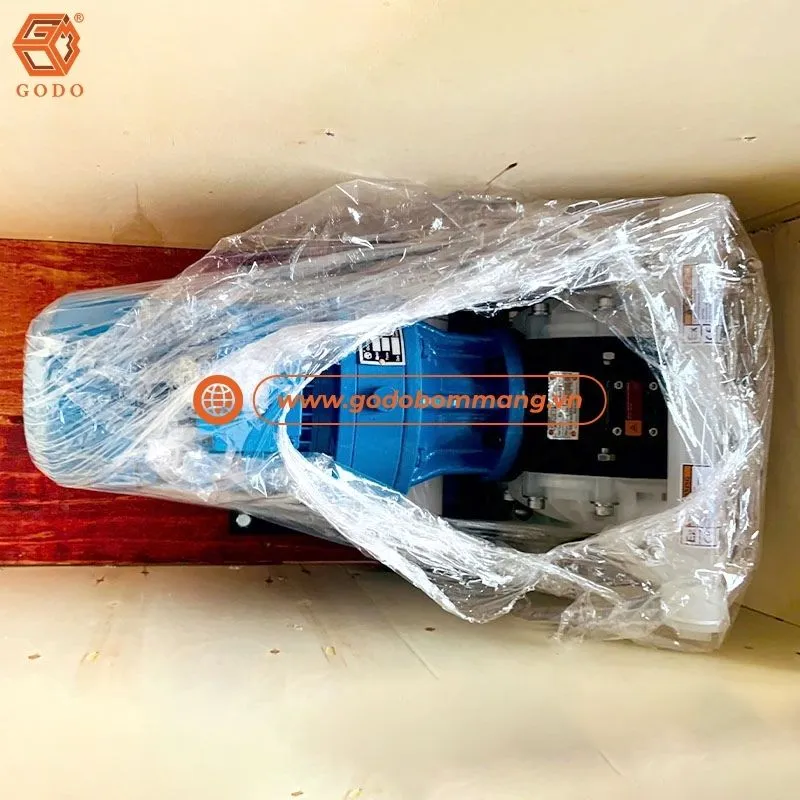 Bơm màng điện hóa chất GODO DBY3-25SFFF thân nhựa PP