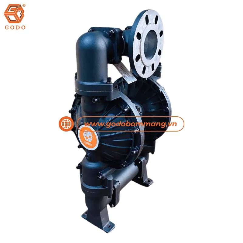 Bơm màng hóa chất GODO QBY3-80LTFF hàng chính hãng