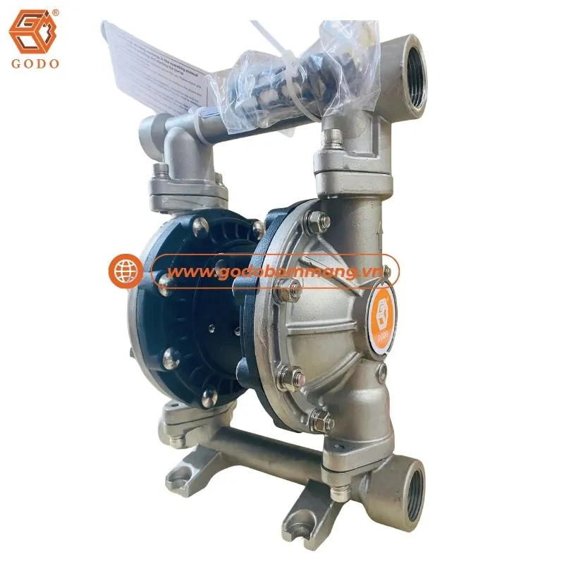 Màng bơm GODO QBY3-25PFFF bơm được nhiều loại lưu chất