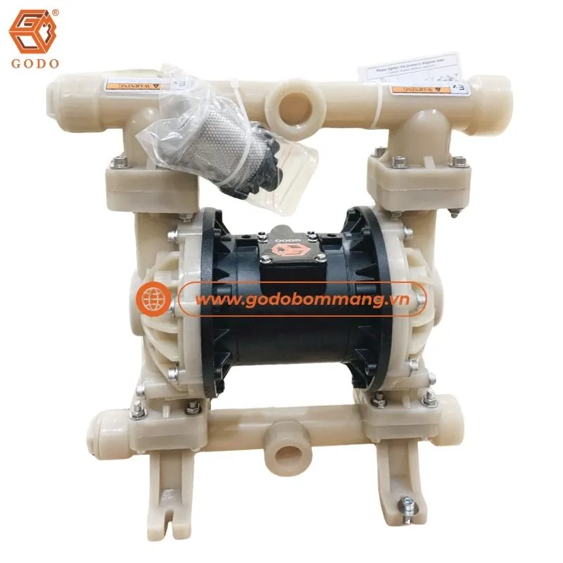 Máy bơm công nghiệp GODO QBY3-40FTFF dùng để bơm axit