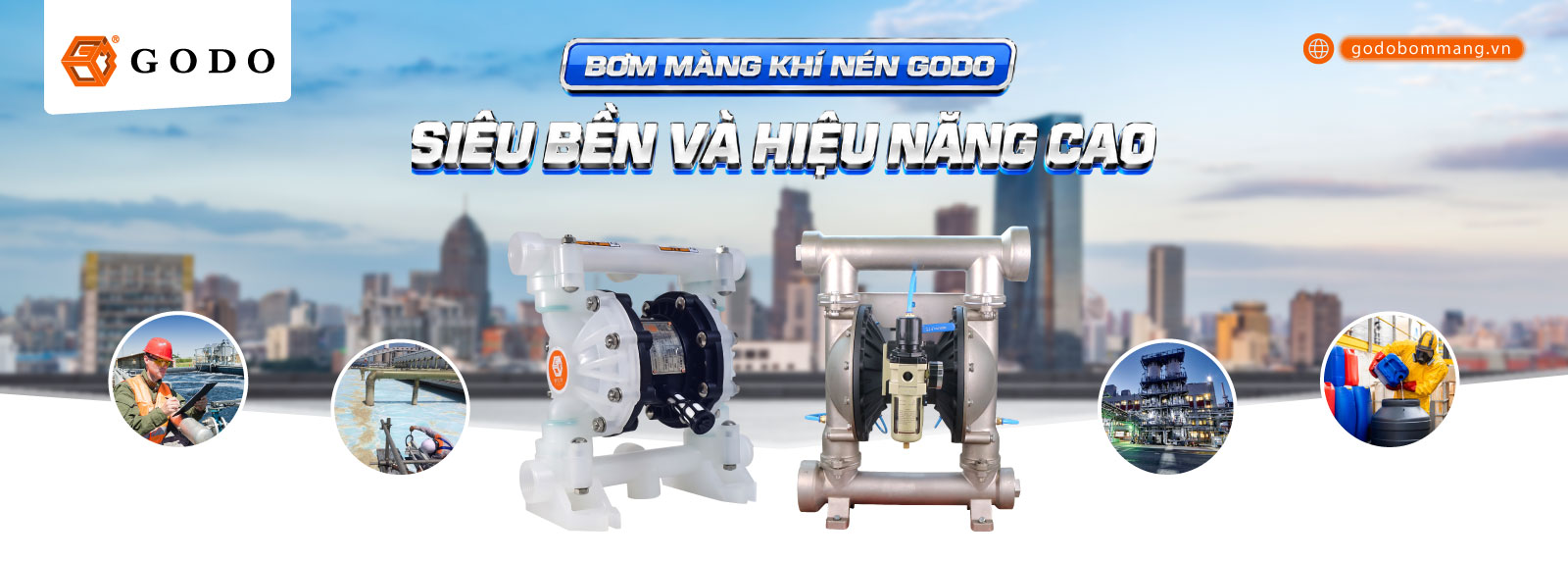 Bom-mang-khi-nen-godo Bơm màng khí nén Godo