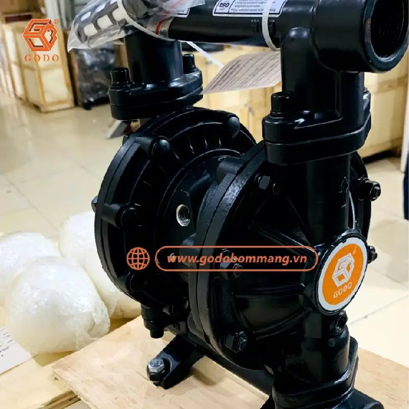 Máy bơm nước khí nén GODO QBY3-25GFFF phù hợp nhiều ứng dụng bơm chất lỏng trong sản xuất