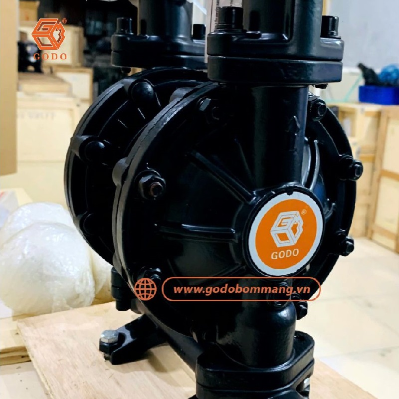 Máy bơm nước khí nén GODO QBY3-25GFFF vận hành ổn định trong hệ thống công nghiệp 