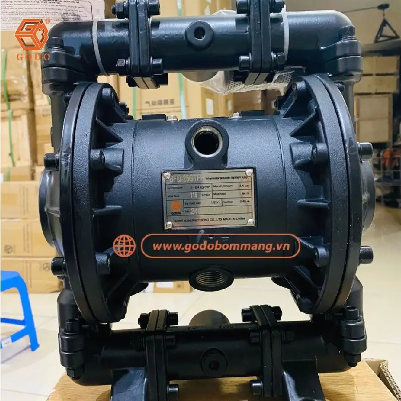 GODO BFQ-25GTFF – máy bơm chịu nhiệt vận hành bằng khí nén hiệu quả 