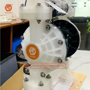 Máy bơm màng hóa chất GODO QBY3-40STFF thiết kế chắc chắn, vận hành bằng khí nén