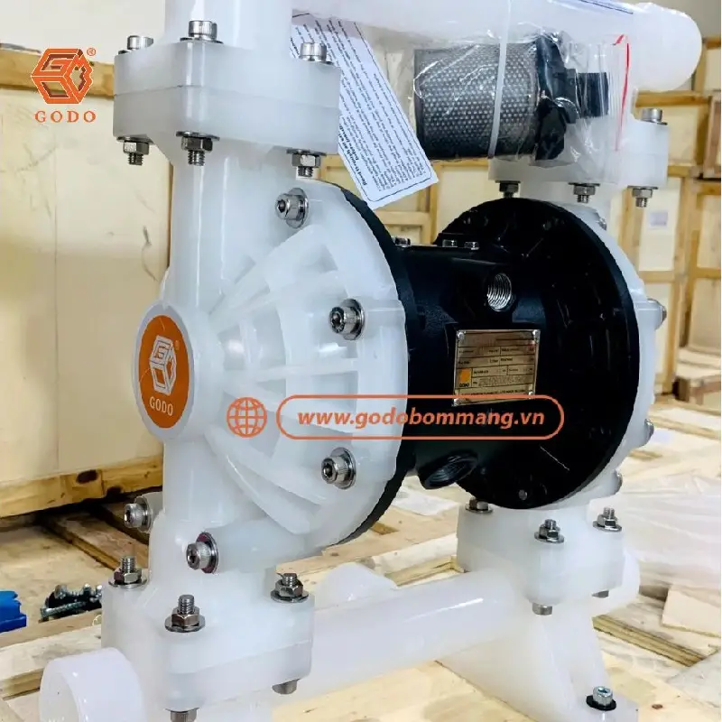 Máy bơm màng hóa chất GODO QBY3-40STFF – giải pháp bơm hóa chất hiệu quả cho doanh nghiệp