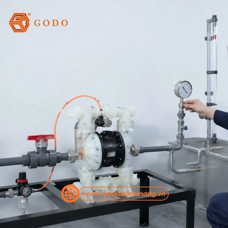 Máy bơm màng khí nén công nghiệp