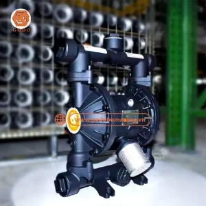 Máy bơm màng khí nén GODO BFQ-25LTFF chuyên dùng để bơm sơn và chất lỏng trong sản xuất