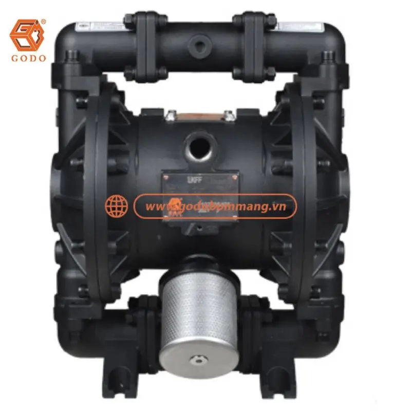 Bơm màng GODO BFQ-25LTFF vận hành bằng khí nén, phù hợp với nhiều ứng dụng bơm sơn công nghiệp