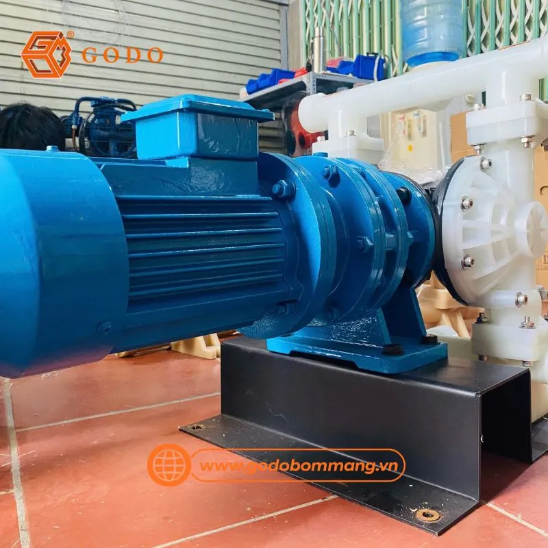 Bơm màng hóa chất chính hãng GODO DBY3-40STFF