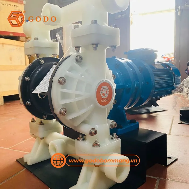 Bơm màng hóa chất chính hãng GODO DBY3-40STFF
