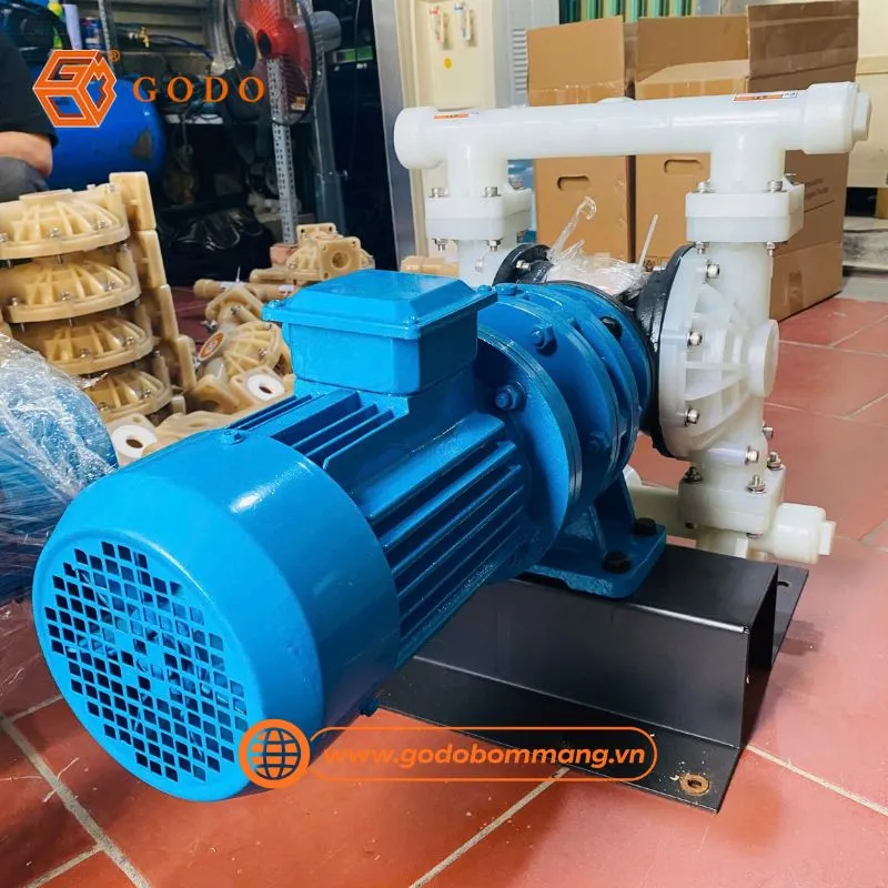 Bơm màng hóa chất chính hãng GODO DBY3-40STFF