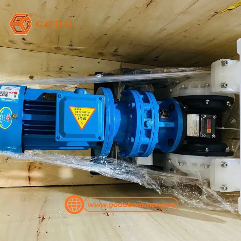 Bơm màng hóa chất chính hãng GODO DBY3-40STFF