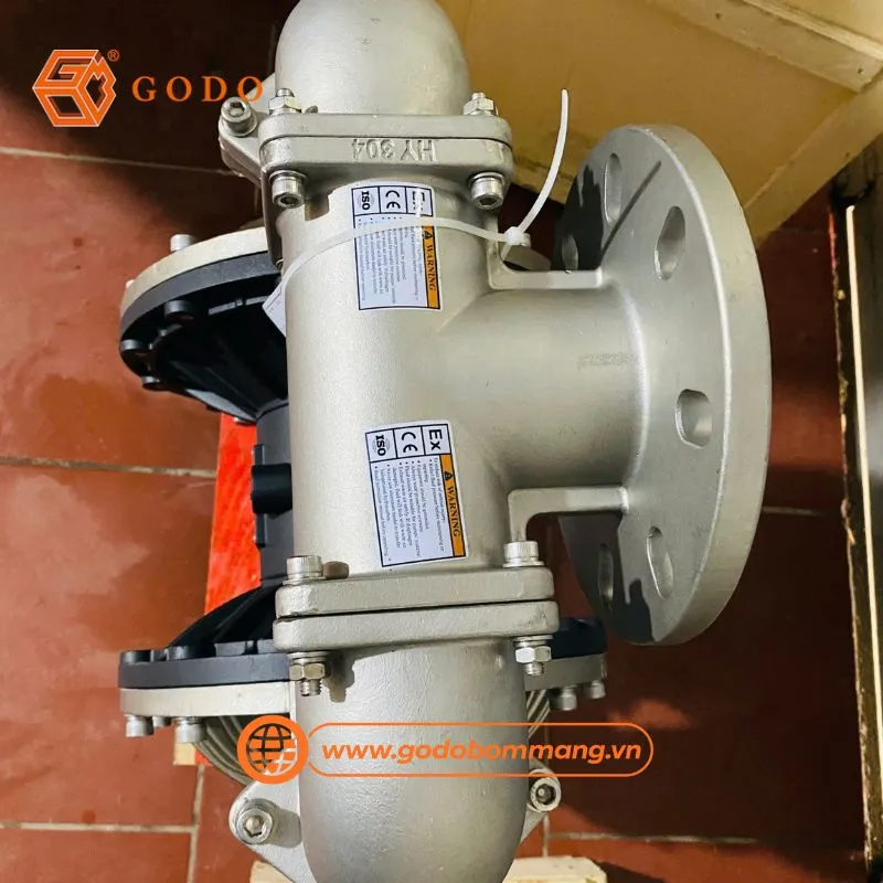 Bơm màng khí nén bơm dung môi QBY3-80PTFF
