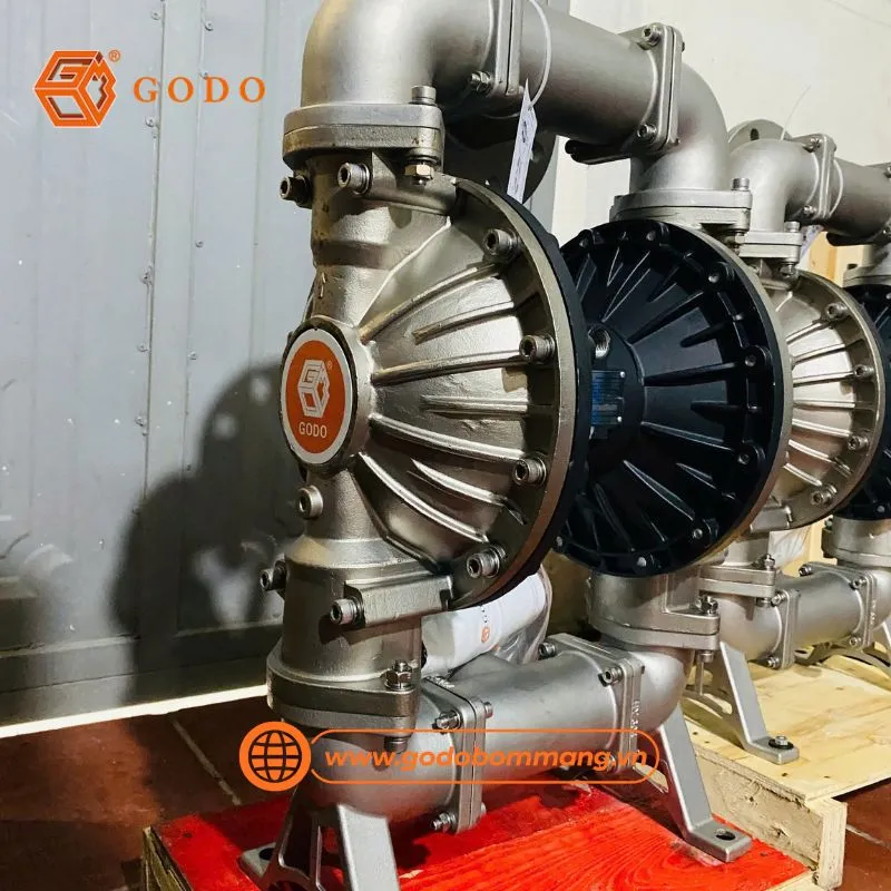 Bơm màng khí nén bơm dung môi QBY3-80PTFF