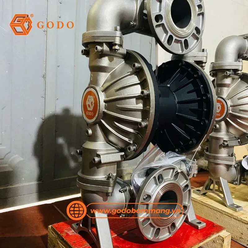 Bơm màng khí nén bơm dung môi QBY3-80PTFF