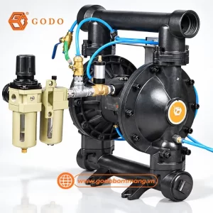 bơm bột khí nén GODO QBF3-50/65 GANG