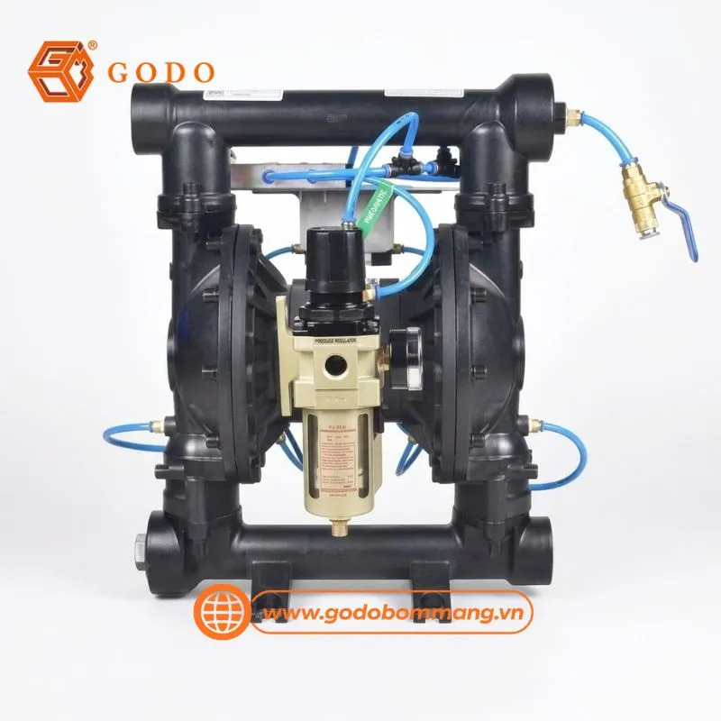 bơm bột khí nén GODO QBF3-50/65 GANG