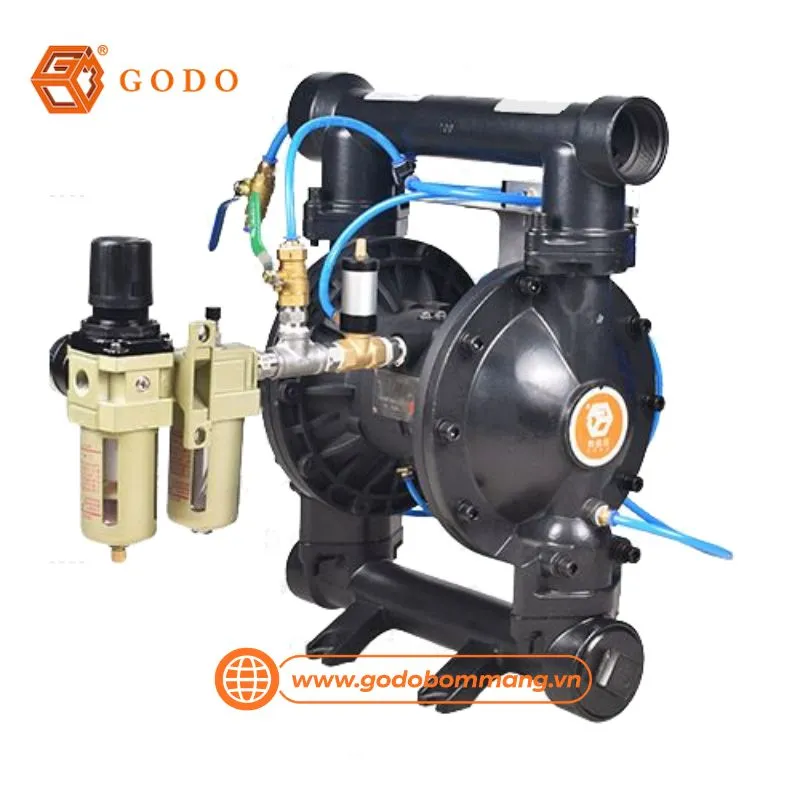 bơm bột khí nén GODO QBF3-50/65 GANG