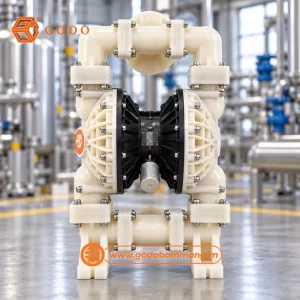 bơm hóa chất ăn mòn GODO QBY3-100 Teflon