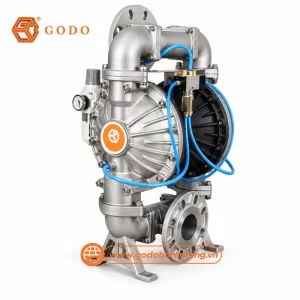 Máy bơm màng bột GODO QBF3-80/100 INOX