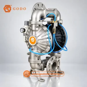 Máy bơm màng bột GODO QBF3-80/100 INOX